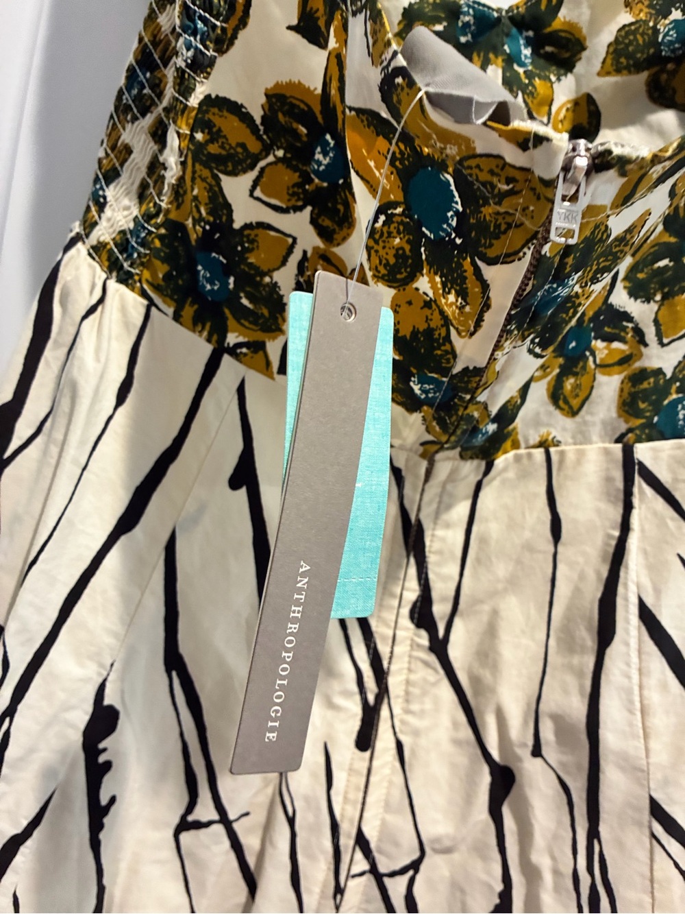 NWT Anthropologie Floral Halter Midi 16W Plus Size Petticoat Full Skirt Dress - Picture 7 of 10